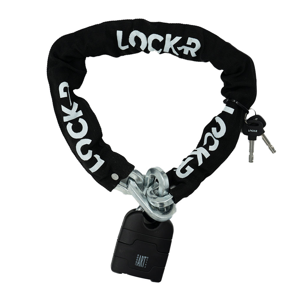 LOCK-R kettingslot ART 4 met hangslot en nylon hoes