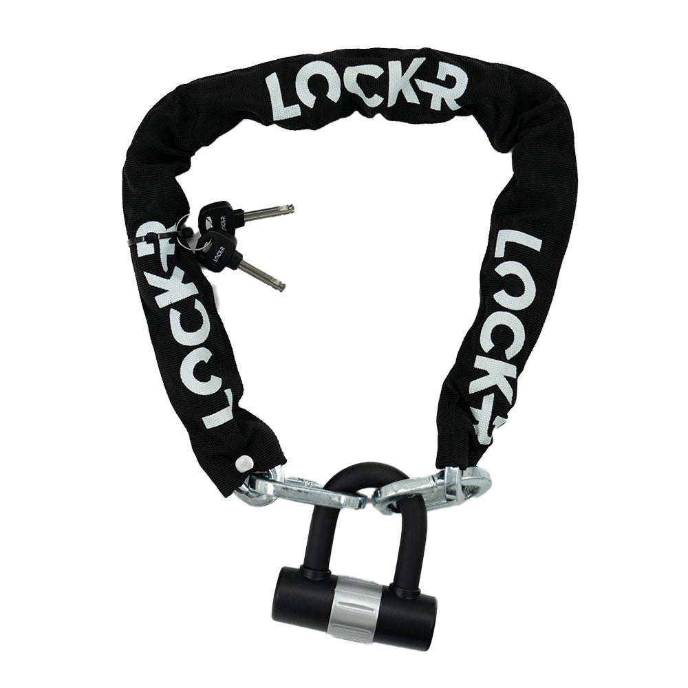 LOCK-R kettingslot ART 3 met beugelslot en nylon hoes