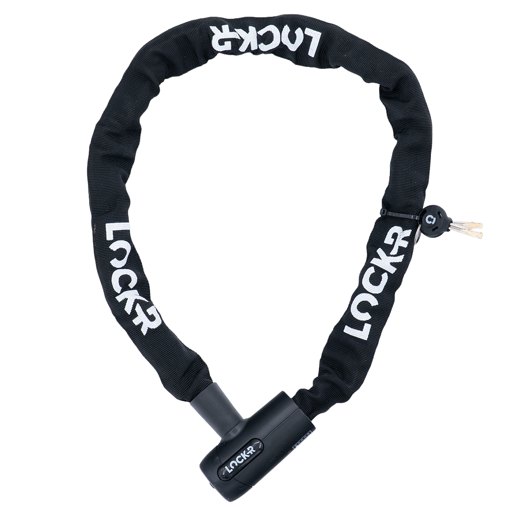 LOCK-R kettingslot ART 2 met zwarte nylon hoes
