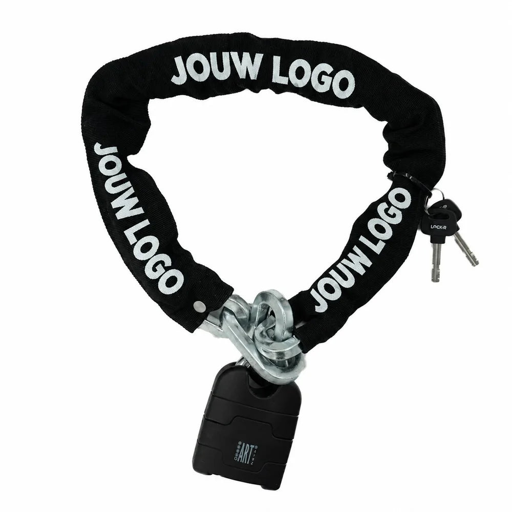 Kettingslot ART 4 met JOUW LOGO op de hoes